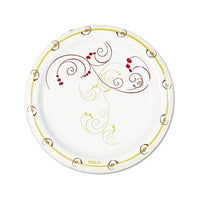 Symphony Paper Dinnerware, Mediumweight Plate, 6", Tan, 1000-carton