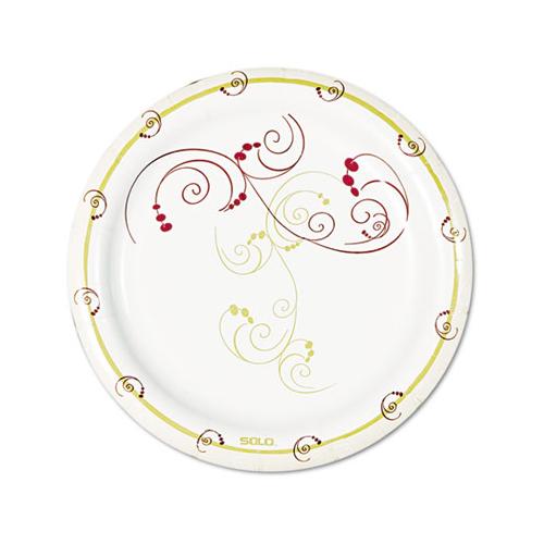 Symphony Paper Dinnerware, Mediumweight Plate, 6", Tan, 1000-carton
