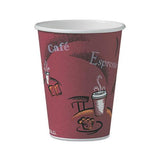 Solo Bistro Design Hot Drink Cups, Paper, 12oz, 300-carton
