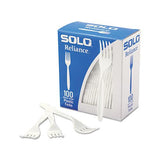 Boxed Reliance Medium Heavy Weight Cutlery, Fork, White, 1000-carton