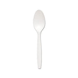 Regal Mediumweight Cutlery, Full-size, Teaspoon, White, 1000-carton