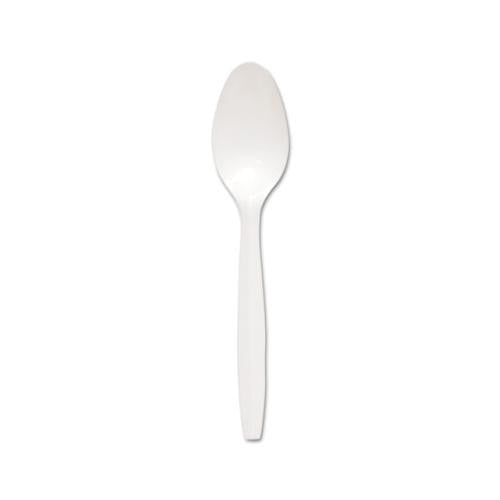 Regal Mediumweight Cutlery, Full-size, Teaspoon, White, 1000-carton