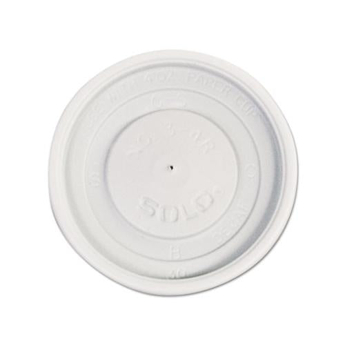 Polystyrene Vented Hot Cup Lids, 4oz Cups, White, 100-pack, 10 Packs-carton