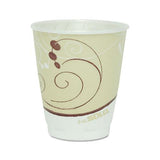 Symphony Design Trophy Foam Hot-cold Drink Cups, 8 Oz, Beige, 100-pack