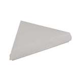 Lock-corner Pizza Boxes, Cardboard, For 8" Slices, White, 400-carton