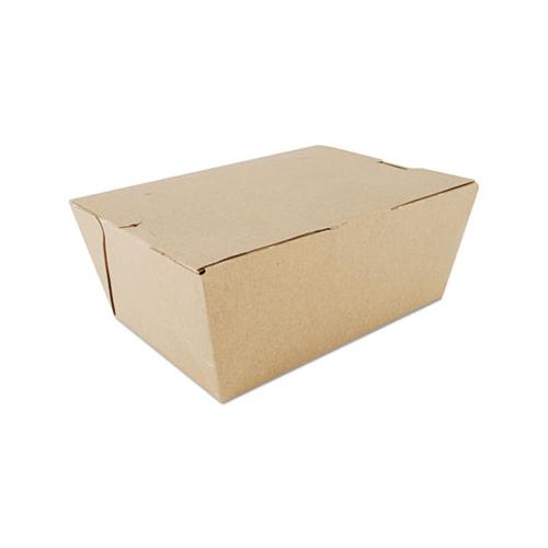 Champpak Carryout Boxes, #4, Kraft, 7.75 X 5.5 X 3.5, 160-carton
