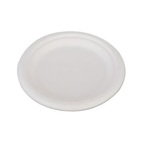 Champware Heavyweight Bagasse Dinnerware, Plate, 6", White, 1000-carton