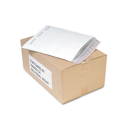 Jiffy Tuffgard Self-seal Cushioned Mailer, #4, Barrier Bubble Lining, Self-adhesive Closure, 9.5 X 14.5, White, 25-carton