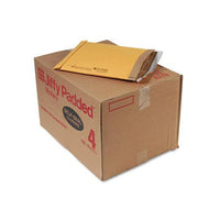 Jiffy Padded Mailer, #4, Paper Lining, Self-adhesive Closure, 9.5 X 14.5, Natural Kraft, 100-carton
