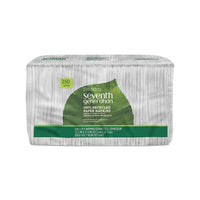 100% Recycled Napkins, 1-ply, 11 1-2 X 12 1-2, White, 250-pack, 12 Packs-carton