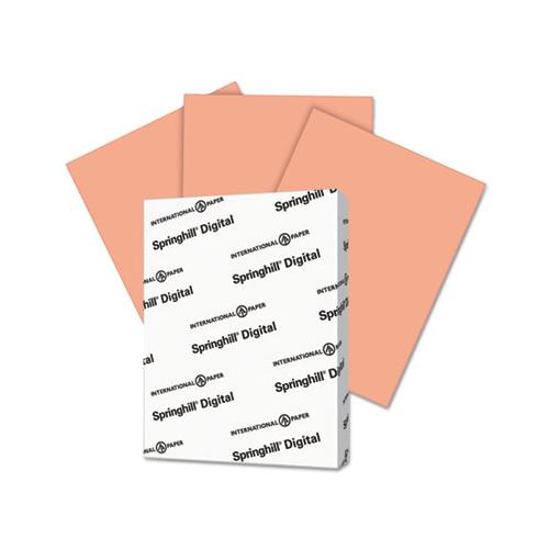 Digital Index Color Card Stock, 90lb, 8.5 X 11, Salmon, 250-pack