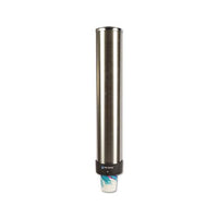 Large Water Cup Dispenser W-removable Cap, Wall Mounted, Stainless Steel