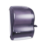 Lever Roll Towel Dispenser, Classic, 12.94 X 9.25 X 16.5, Transparent Black Pearl