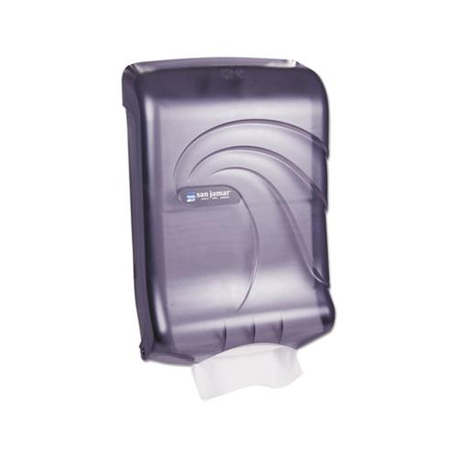 Ultrafold Multifold-c-fold Towel Dispenser, Oceans, 11.75 X 6.25 X 18, Transparent Black Pearl