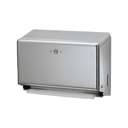 Mini C-fold-multifold Towel Dispenser, 11.13 X 3.88 X 7.88, Chrome