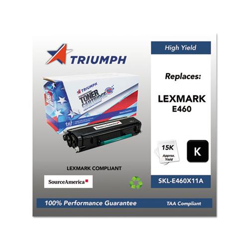 Toner,lex,e460,bk