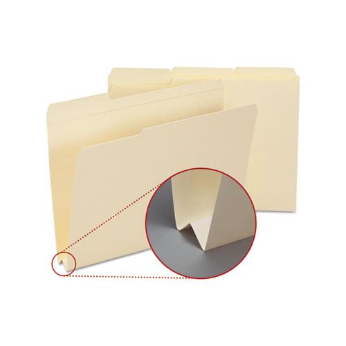 Expandable Heavyweight File Folders, 1-3-cut Tabs, Letter Size, Manila, 50-box