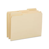Reinforced Tab Manila File Folders, 1-3-cut Tabs, Letter Size, 14 Pt. Manila, 100-box