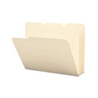 Poly Manila Folders, 1-3-cut Tabs, Letter Size, 12-pack