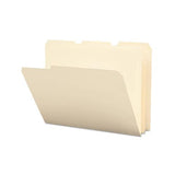 Poly Manila Folders, 1-3-cut Tabs, Letter Size, 12-pack