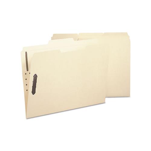 Poly Top Tab Folder With Two Fasteners, 1-3-cut Tabs, Letter Size, Manila, 24-box
