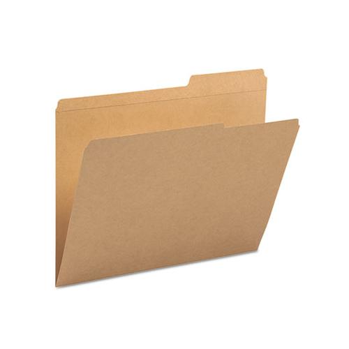 Guide Height Reinforced Heavyweight Kraft File Folders, 2-5-cut Tabs, Right Of Center, Letter Size, Kraft, 100-box