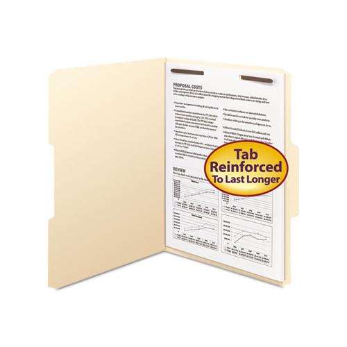 Top Tab 1-fastener Folders, 1-3-cut Tabs, Letter Size, 11 Pt. Manila, 50-box