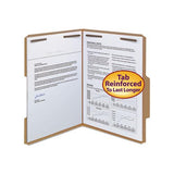 Top Tab 2-fastener Folders, 2-5-cut Tabs, Right Of Center, Letter Size, 11 Pt. Kraft, 50-box