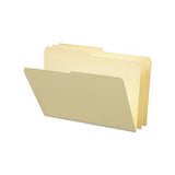 Manila File Folders, 1-2-cut Tabs, Legal Size, 100-box