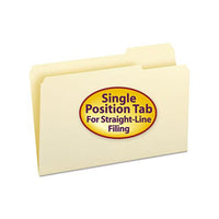 Manila File Folders, 1-3-cut Tabs, Right Position, Legal Size, 100-box