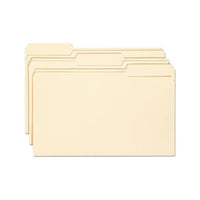 Top Tab File Folders With Antimicrobial Product Protection, 1-3-cut Tabs, Legal Size, Manila, 100-box