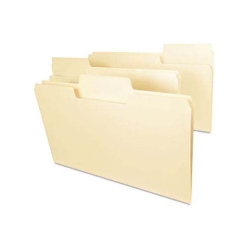 Supertab Top Tab File Folders, 1-3-cut Tabs, Legal Size, 14 Pt. Manila, 50-box