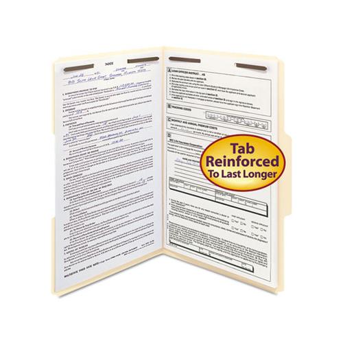 Top Tab 2-fastener Folders, 1-3-cut Tabs, Legal Size, 11 Pt. Manila, 50-box