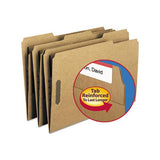 Top Tab 2-fastener Folders, 1-3-cut Tabs, Legal Size, 11 Pt. Kraft, 50-box