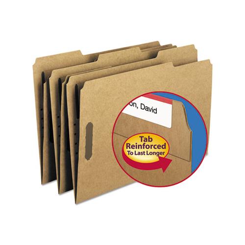 Top Tab 2-fastener Folders, 1-3-cut Tabs, Legal Size, 11 Pt. Kraft, 50-box