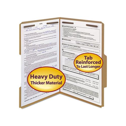 Top Tab 2-fastener Folders, 2-5-cut Tabs, Right Of Center, Legal Size, 17 Pt. Kraft, 50-box