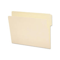 Heavyweight Manila End Tab Folders, 9" Front, 1-3-cut Tabs, Top Position, Letter Size, 100-box