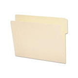 Heavyweight Manila End Tab Folders, 9" Front, 1-3-cut Tabs, Top Position, Letter Size, 100-box