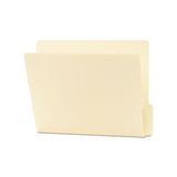 Heavyweight Manila End Tab Folders, 9" Front, 1-3-cut Tabs, Bottom Position, Letter Size, 100-box