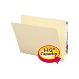 Heavyweight Manila End Tab Expansion Folders, Straight Tab, Letter Size, 50-box