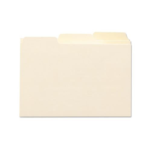 Manila Card Guides, 1-3-cut Top Tab, Blank, 4 X 6, Manila, 100-box