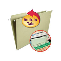 Fastab Hanging Folders, Legal Size, 1-3-cut Tab, Moss, 20-box