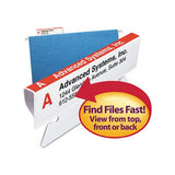 Viewables Hanging Folder Tab And Label Bulk Pack Refill, 1-3-cut Tabs, Assorted Colors, 3.5" Wide, 100-box