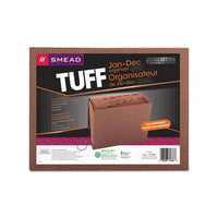 Tuff Expanding Files, 12 Sections, 1-12-cut Tab, Letter Size, Redrope