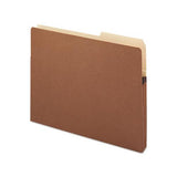 Redrope Drop Front File Pockets, 1.75" Expansion, Letter Size, Redrope, 25-box