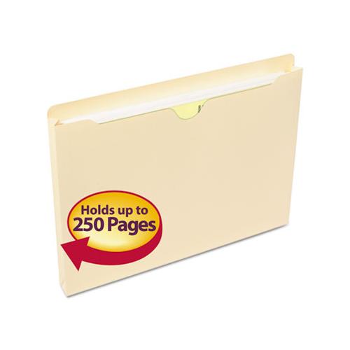 Manila File Jackets, 1-ply Straight Tab, Letter Size, Manila, 50-box