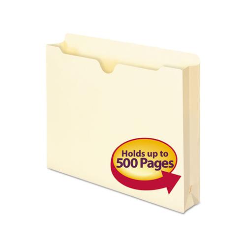 Manila File Jackets, 1-ply Straight Tab, Letter Size, Manila, 50-box