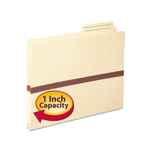 Manila File Pockets, 1" Expansion, Letter Size, Manila