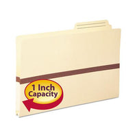 Manila File Pockets, 1" Expansion, Legal Size, Manila