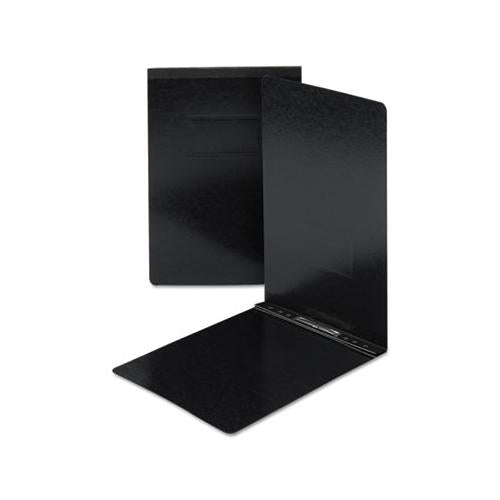 Top Opening Press Guard Report Cover, Prong Fastener, Legal, Black